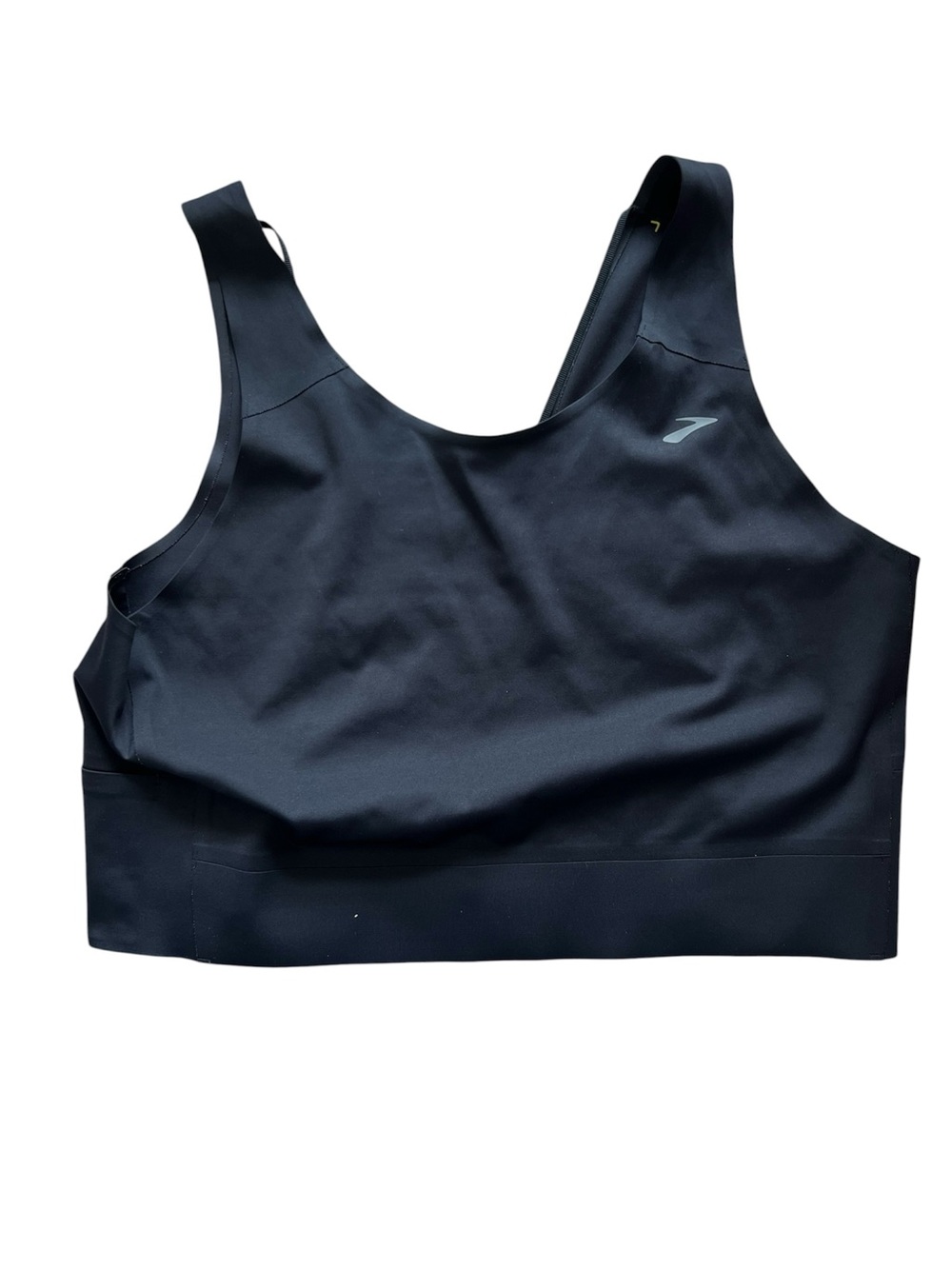 Brooks Black Run Within Crop Tank | XXLarge